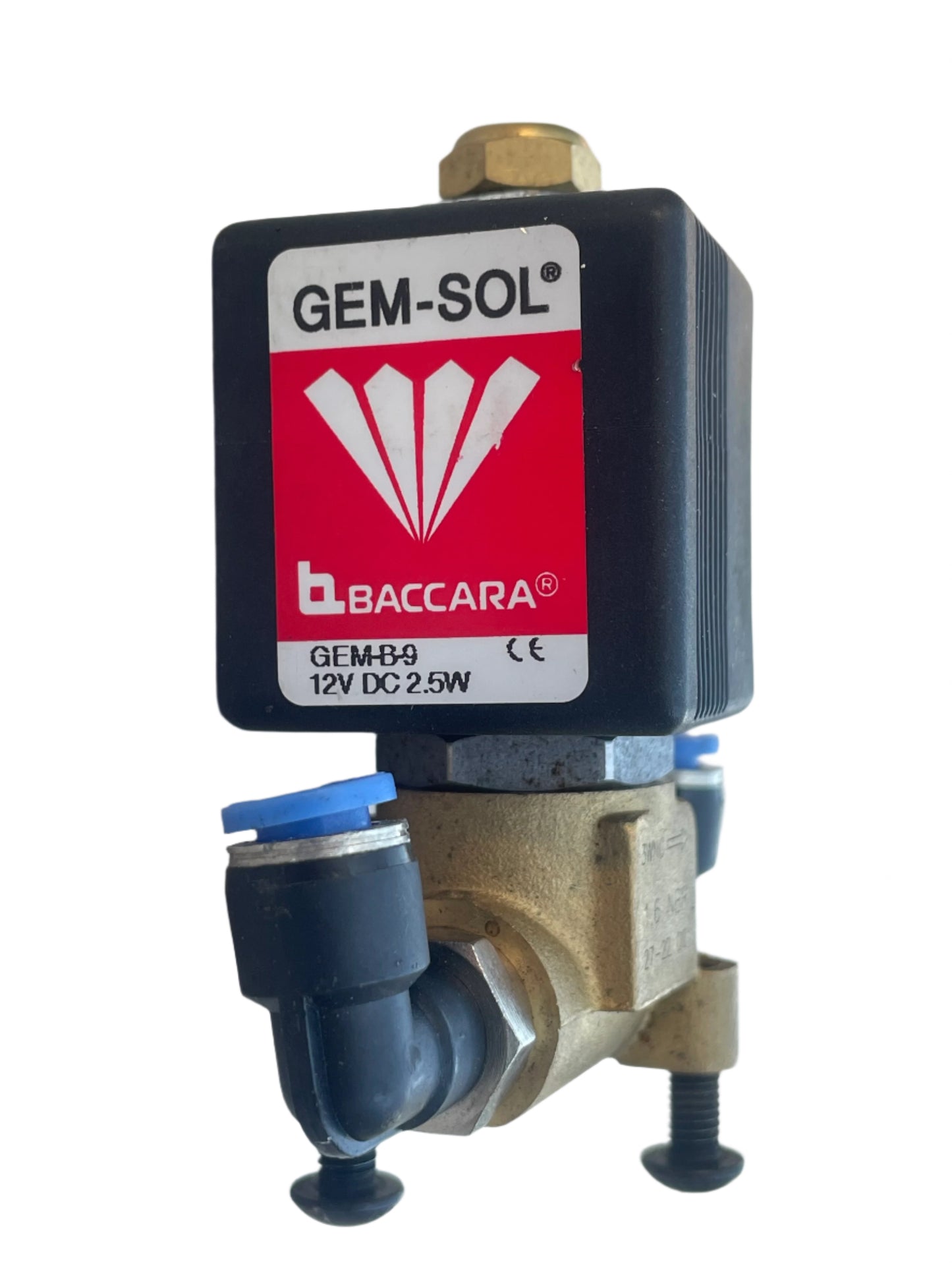 Baccara GEM-SOL Solenoid Valve GEM-B9 (12V DC, 2.5W)