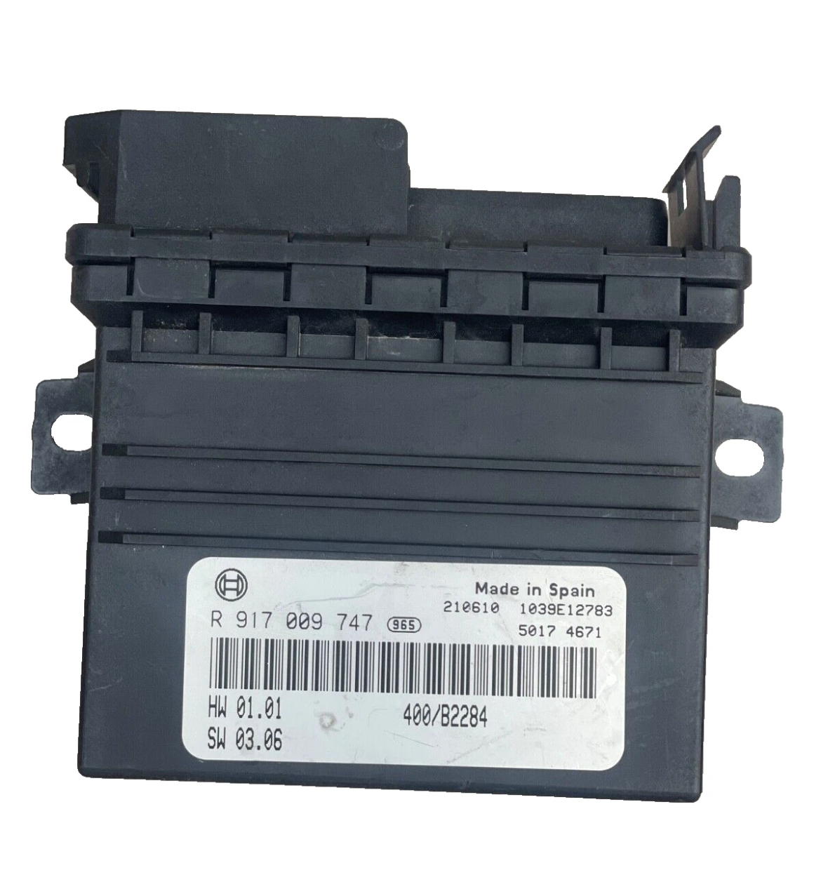 JCB ECU EHR-Z Draft Control Part N:400/B2284