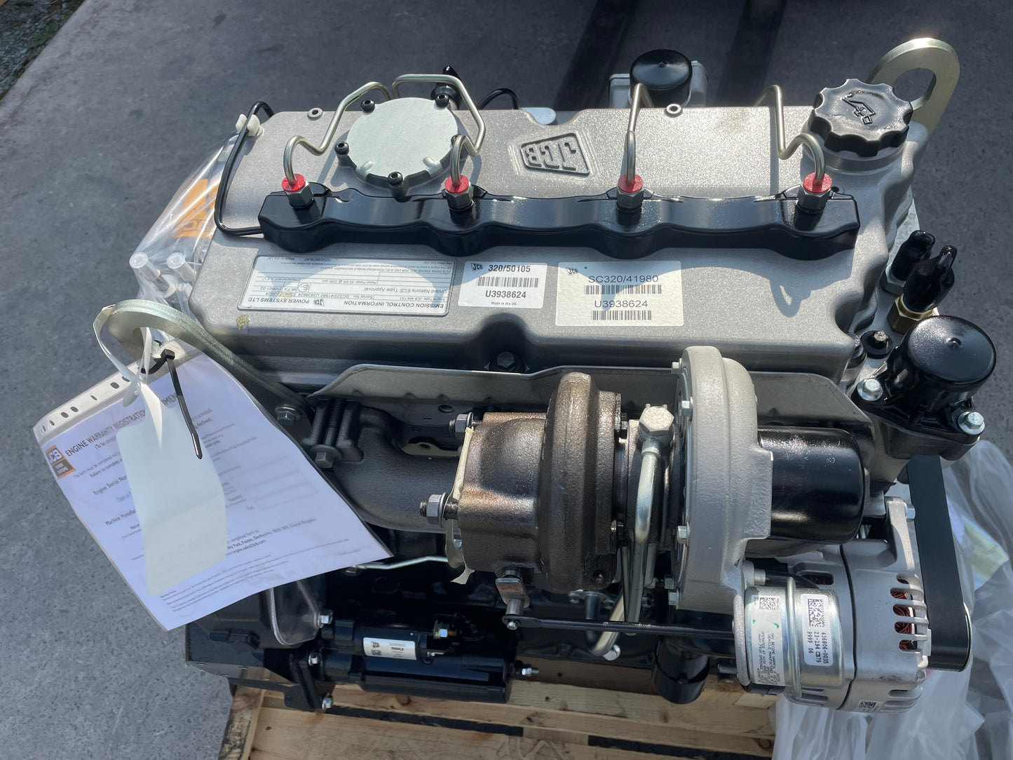 JCB 4.4L Diesel Engine – JCB 444 TA1 | 93 kW @ 2200 rpm | Brand New