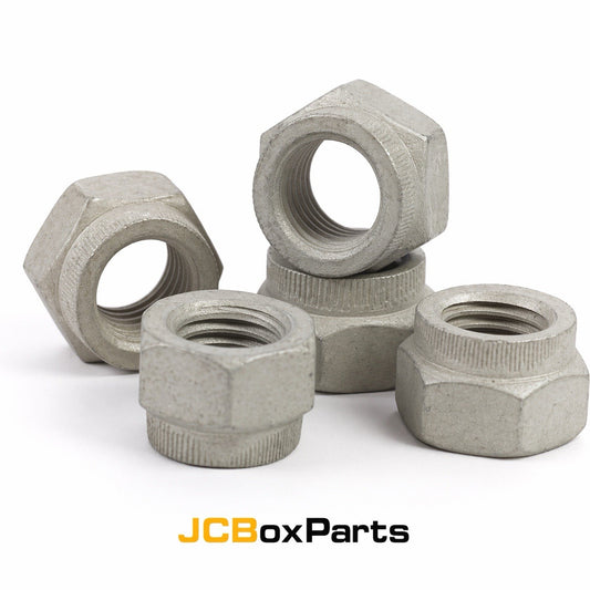 JCB M16 LOCK NUT : 1370/0603D (PACK OF 5) Genuine Heavy Duty Nuts
