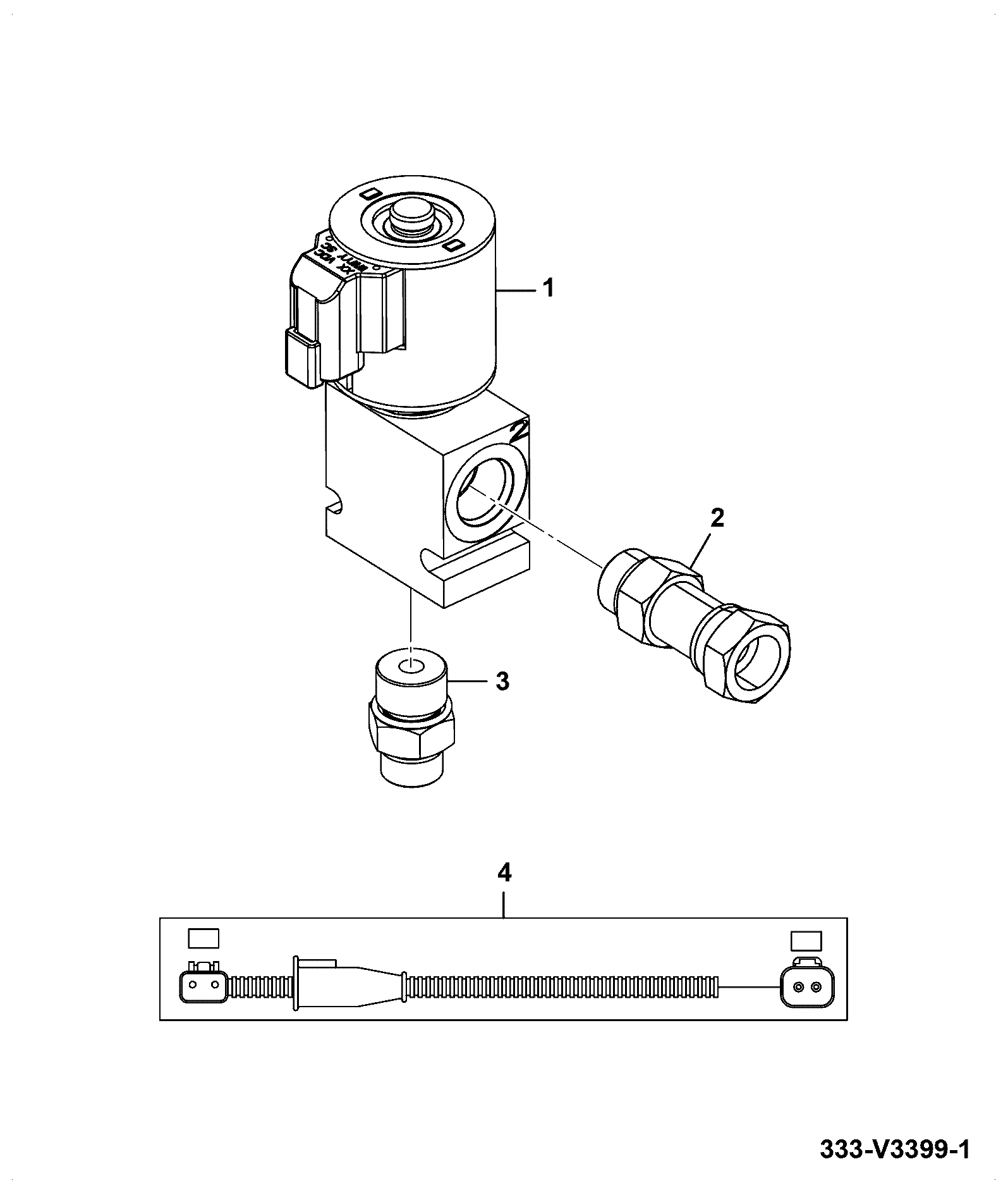 JCB Valve isolation 333/V2573